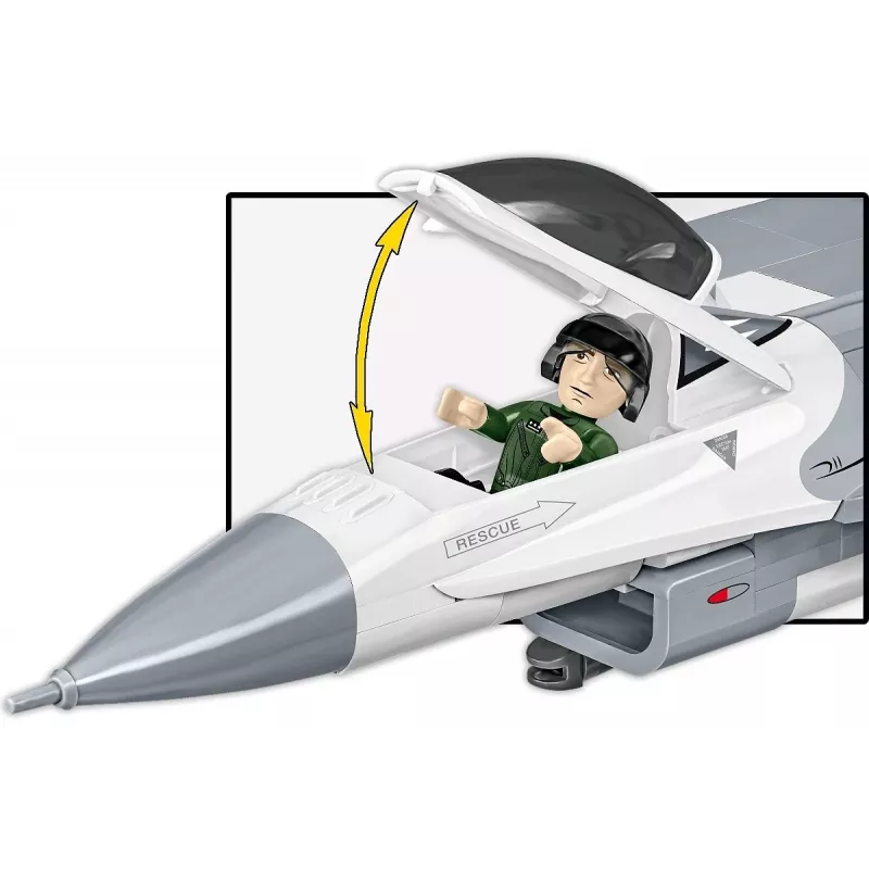Stavebnica Cobi F-16C Fighting Falcon – 463 dielov, modelová stavebnica v mierke