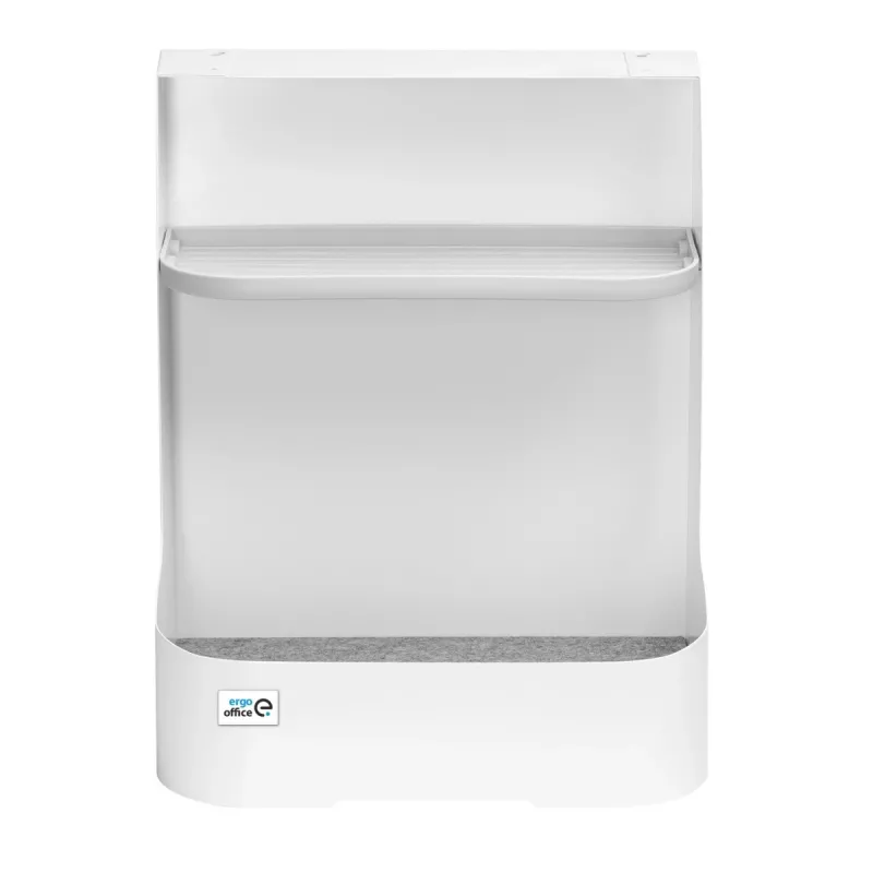Ergo Office podstolová úložná krabica / organizér s priehradkou na príslušenstvo, biela, max. 5 kg, ER-442