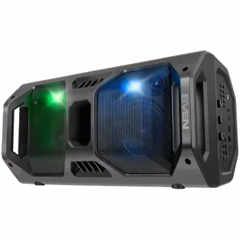 Reproduktor SVEN PS-600, čierny (50W, TWS, Bluetooth, FM, USB, microSD, LED displej, 4000mAh)