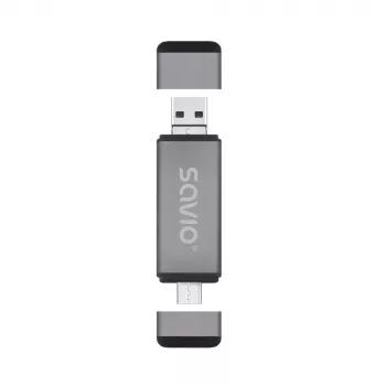 SD-čítacia kariet 3-in-1, USB-C + USB-A 2.0 + Micro-USB