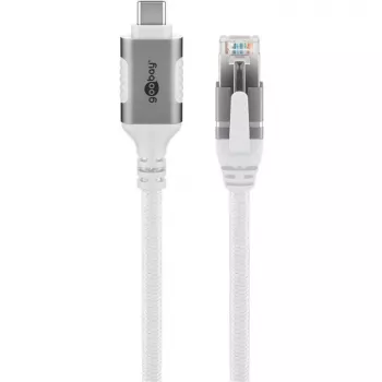 Goobay 74176 – sieťový adaptérový kábel USB 3.1 Type-C Gigabit Ethernet 2 m – sieťová karta – 1 000 Mbit/s (74176)
