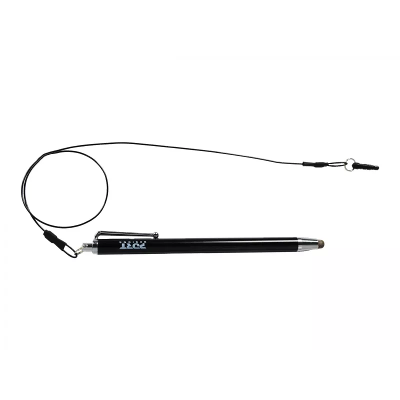 Stylus pero Port Designs 140228 — univerzálne, čierne, 11 g, kompaktný presný hrot