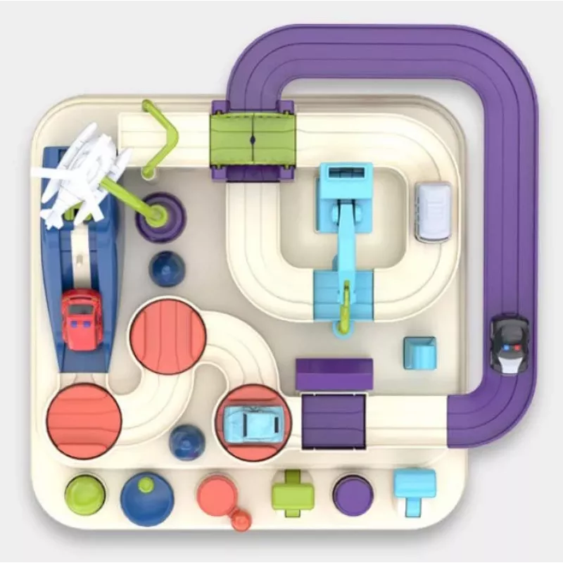Sada detskej pretekárskej dráhy Extralink TOYS — inteligentná sada áut, modulárne diely dráhy, vozidlá na batérie