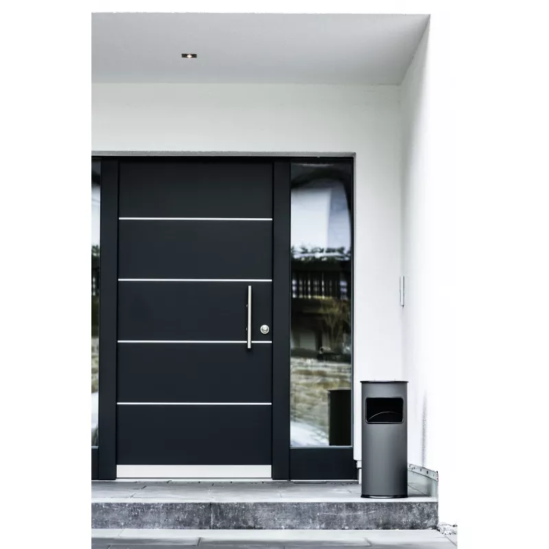 Odpadkový kôš Durable 333023 17 L okrúhly kovový strieborný