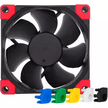 Skriňový ventilátor Noctua NF-A8 PWM CH.BK.S 80 mm, 4-Pin-PWM, 450–2200 U/min, 17,7 dB