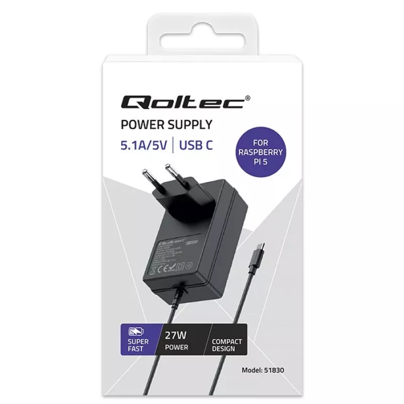 Super FAST PD nabíjačka pre Raspberry Pi 5 USB