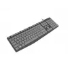 Drôtová Full-Size klávesnica NATEC NKL-1507 USB QWERTY US International sivá/čierna, 105 klávesov, numerický blok