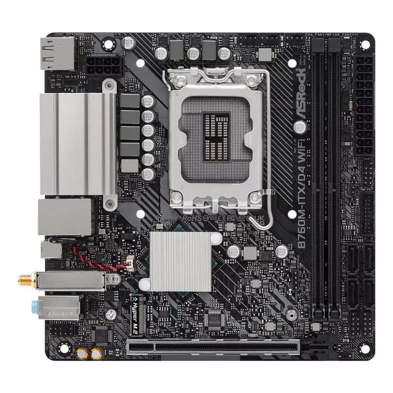 Základná doska ASRock B760M-ITX/D4 WiFi Intel B760 LGA 1700 mini ITX