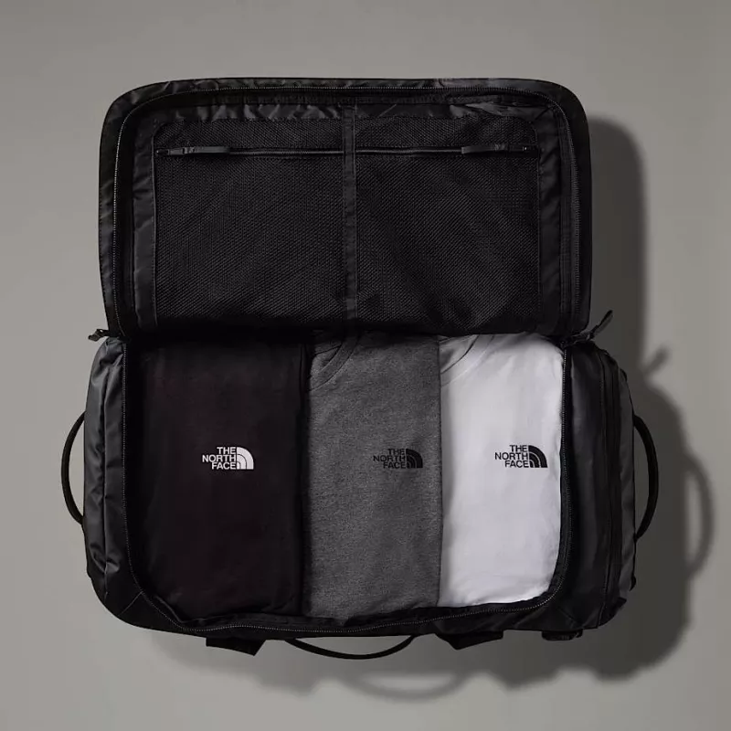 Cestovná taška The North Face Base Camp Voyager Duffel 62 - TNF Black/asphalt Grau