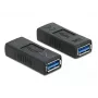 USB 3.0 adaptér Type-A konektor samica na Type-A konektor samica krížený DeLOCK 66641