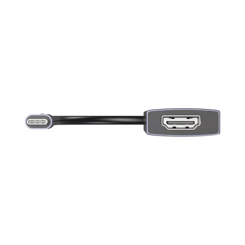 USB-C hub Unitek H1124AGY01 s 100W PD, HDMI 2.0, 2x USB‑A, 2x USB‑C, SD/microSD čítačka kariet — hliník