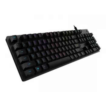 Logitech Gaming G512 - klávesnica - podsvietenie - USB - QWERTY - španielska - spínače klávesov: GX Brown Tactile - uhlíková