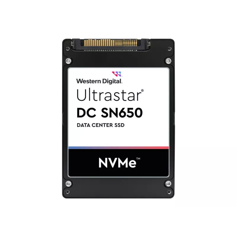 SSD disk WESTERN DIGITAL Ultrastar DC SN650 7680 GB U.3 PCIe TLC ISE