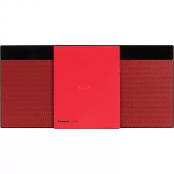 Panasonic SC-HC304 HiFi CD prehrávač červená