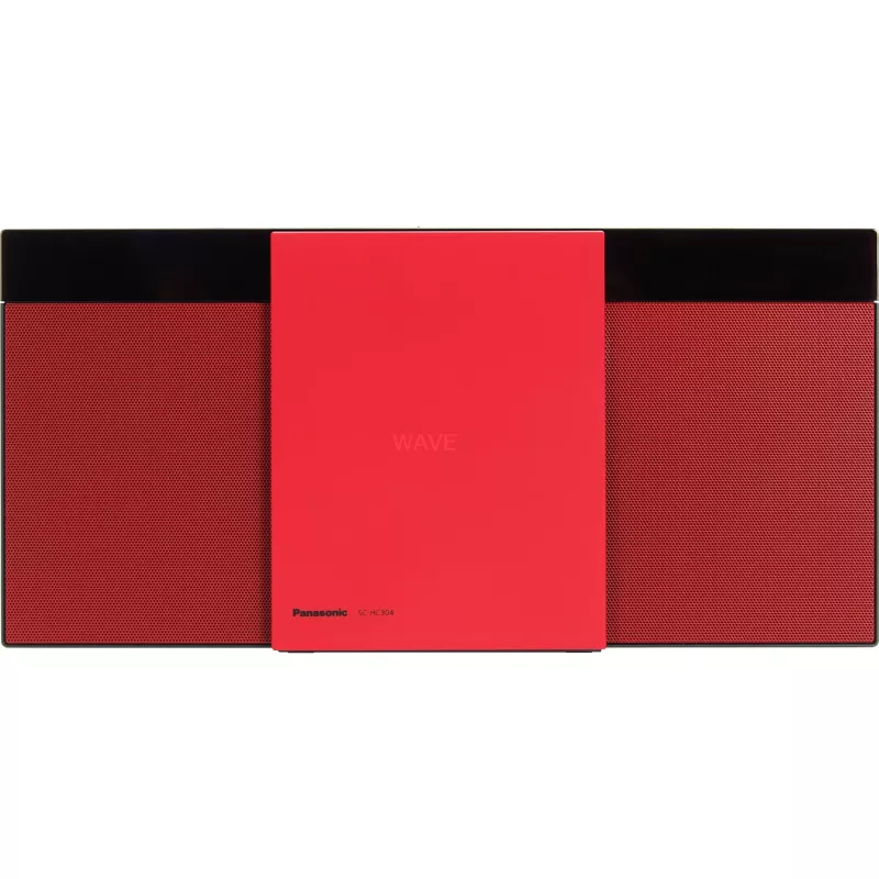 Panasonic SC-HC304 HiFi CD prehrávač červená