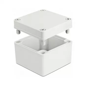 Puzdro DeLOCK inštalačné puzdro IP65 vodotesné 100 x 100 x 75 mm sivé