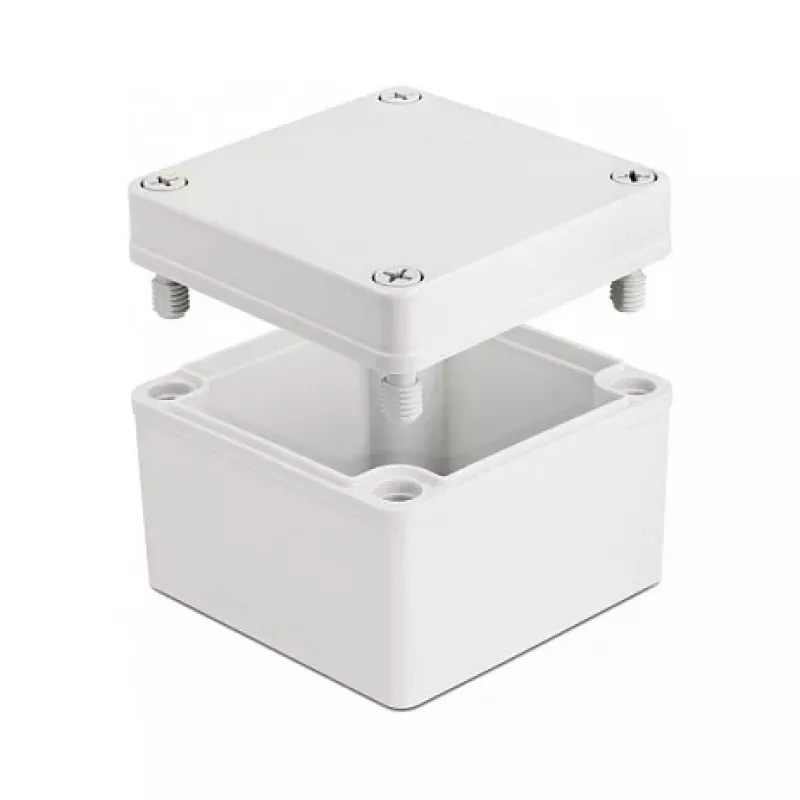 Puzdro DeLOCK inštalačné puzdro IP65 vodotesné 100 x 100 x 75 mm sivé