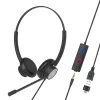 Headset Tellur Voice 420 káblový headset binaurálny čierny TLL411006