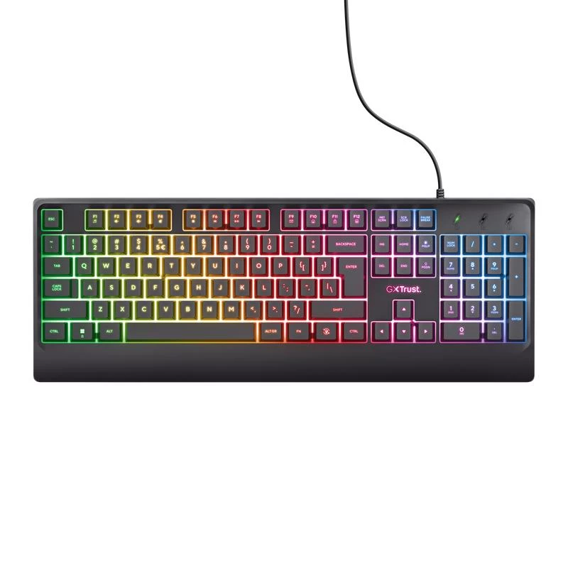 Trust GXT 792 QUADROX klávesnica myš vrátane Gaming USB QWERTY US English čierna