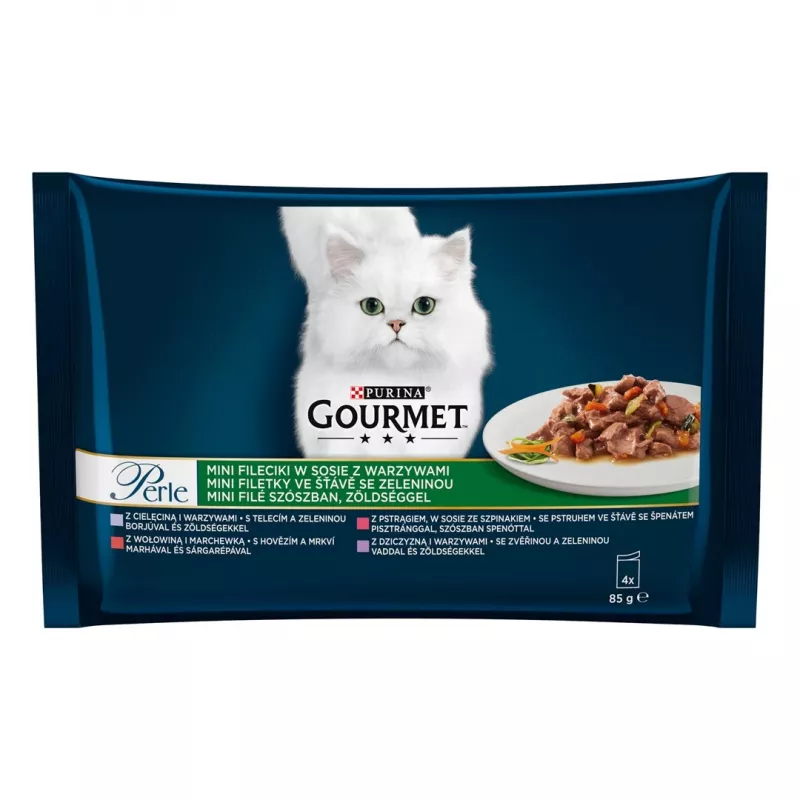 Purina GRMT PERLE GIGMV hovädzie mokré krmivo pre mačky 85 g