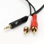 TB kábel 3,5mm mini jack -2x RCA M/M 1,5m (AKTBXAJ2RCA150B)