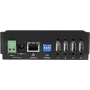 Exsys Ethernet GLAN 1x na 4x USB2.0 4-portový server zariadení vrátane napájacieho zdroja 15KV - sada káblov/adapterov - digitálne/dátové