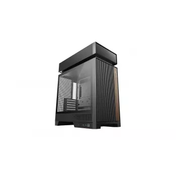 PC skriňa DeepCool CL660 čierna — ATX/Micro-ATX/Mini-ITX, tvrdené sklo, 2x3,5 palcov + 1x2,5 palcov, vpredu 140 mm, hore/vzadu 120-140 mm