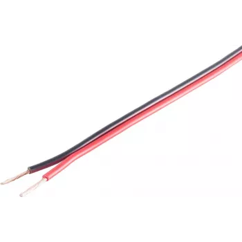 Reproduktorový kábel ShiverPeaks 06-151005 0,75 mm², 100 m, červený/čierny