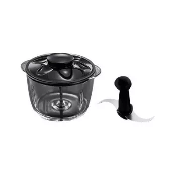 Elektrický drvič Russell Hobbs 24660-56 — 1 l sklenená nádoba, 200 W, červená
