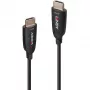 Lindy 20m sklolaminátový hybridný HDMI 8K60 kábel