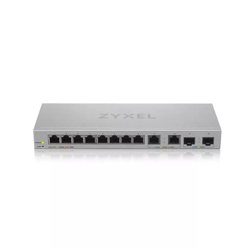 Zyxel XGS1210-12-ZZ0102F sieťový switch Managed Gigabit Ethernet (10/100/1000) sivý