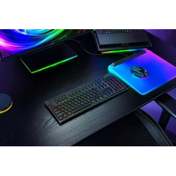 Herná klávesnica Razer BlackWidow V4 Low-profile Wireless – mechanické low-profile klávesy, Bluetooth a 2,4 GHz