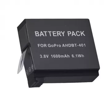 Nabíjateľná batéria do fotoaparátu extra digital AHDBT-401 3,8V 1220mAh pre GoPro