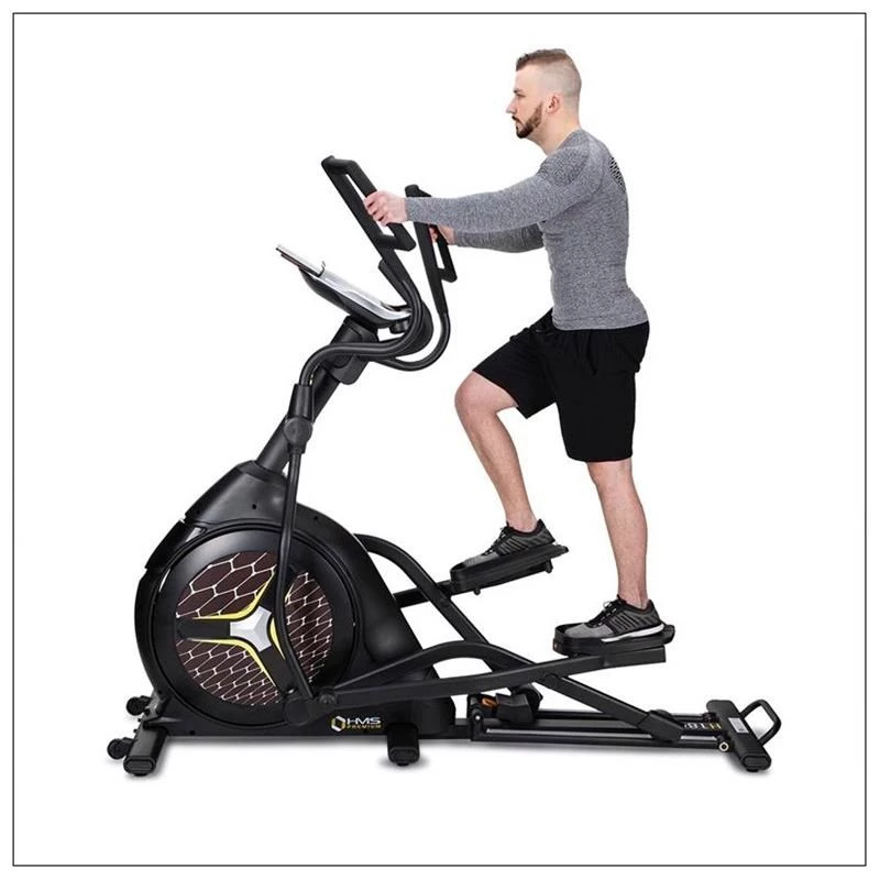 HMS Fitness H1802 elektromagnetický cross trenažér čierna