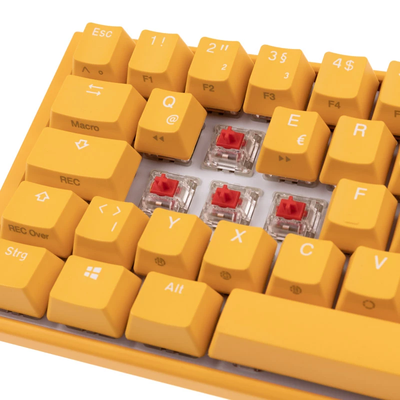 Ducky One 3 SF žltá klávesnica herná USB mechanická RGB LED