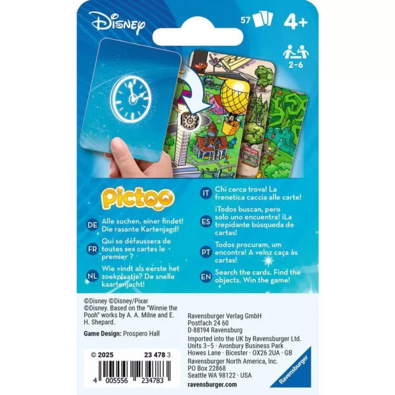 Pictoo Disney, kartová hra