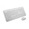 Logitech Signature MK650 for Business - sada klávesnice a myši - bezdrôtová - 2,4 GHz, Bluetooth LE - QWERTZ - česká - krémovobiela