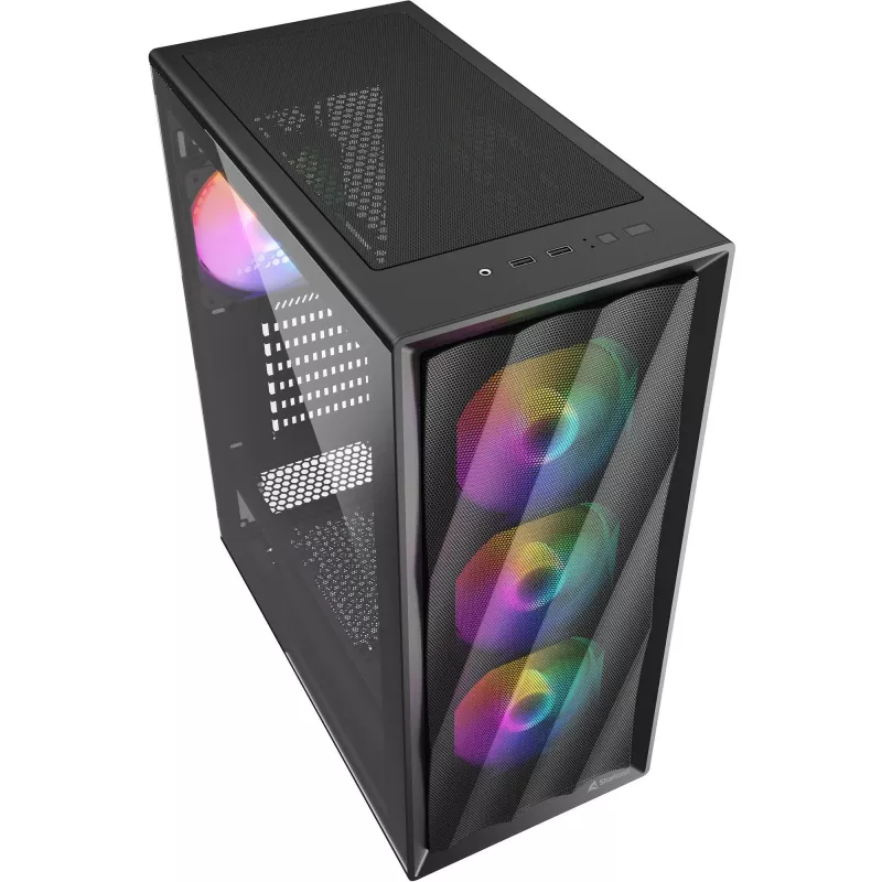 Počítačová skriňa Sharkoon VK4 Rainbow ATX čierna