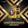 Ochranná fólia displeja X-ONE Extreme Shock Eliminator pre iPhone X — čierna, nárazuvzdorná, odolná