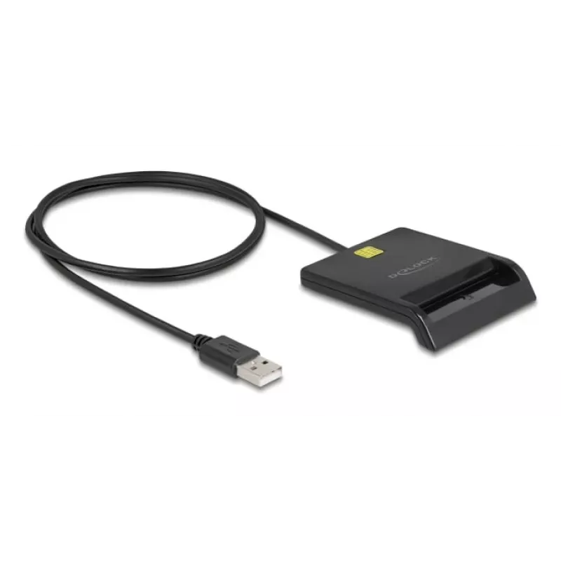 Čítačka smart kariet DeLOCK 91724 USB Type-A čierna