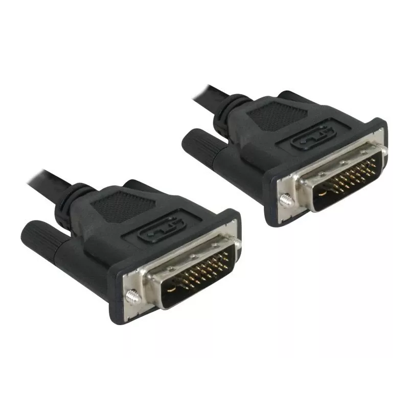 DVI kábel DeLOCK DVI 24+1 kábel 0,5 m konektor samec/konektor samec