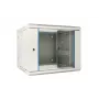 Extralink rozvádzač 9U 600x600 AZH sivý nástenný, výklopný