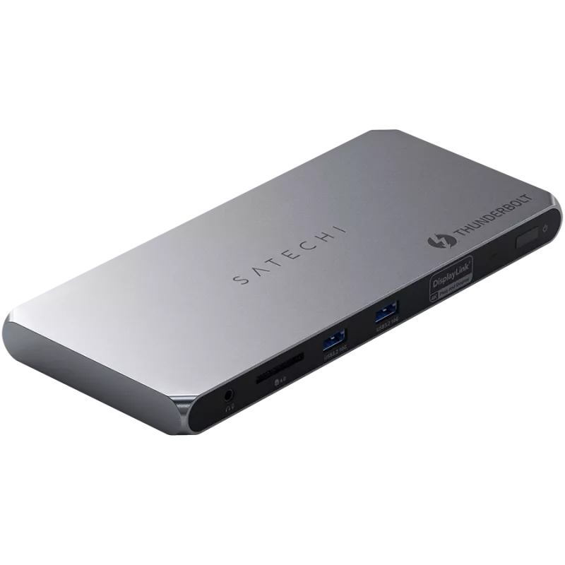 Satechi Thunderbolt 4 Dock ST-DT4MDM-EU — Thunderbolt 4 dokovacia stanica, 2× HDMI 2.0, 2× USB-A 3.2