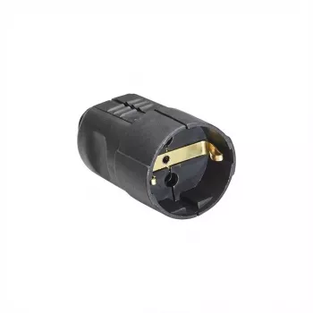 Sieťová zástrčka typ F Bachmann 912.170 čierna