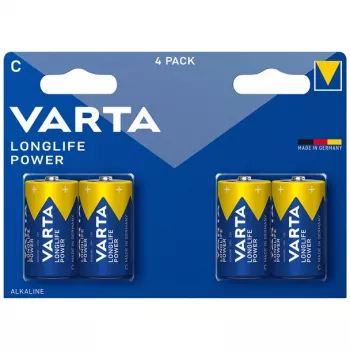 Varta Longlife Power Baby C 1,5 V – primárny zinko-uhlíkový článok, jednotlivé balenie