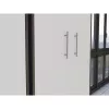 OLIV 2D CLOSED SHELVING UNIT, antracit/biela sada