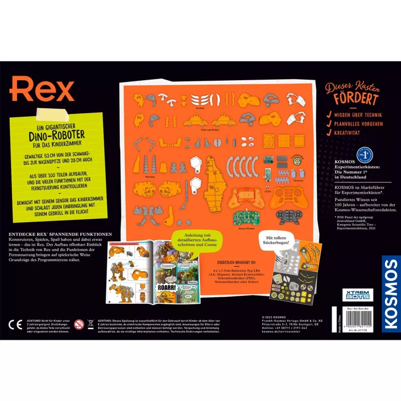 Rex - Dino Bot, experimentálna súprava