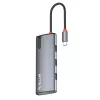 USB-C hub Tellur TLL321061 s PD 3.0 100W, HDMI výstupom a 3× USB 3.0 portami