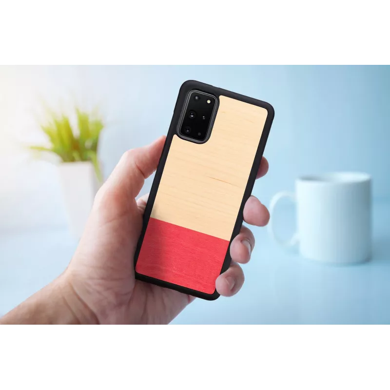 Puzdro na smartfón man and wood pre Samsung Galaxy S20+ — mismatch čierna