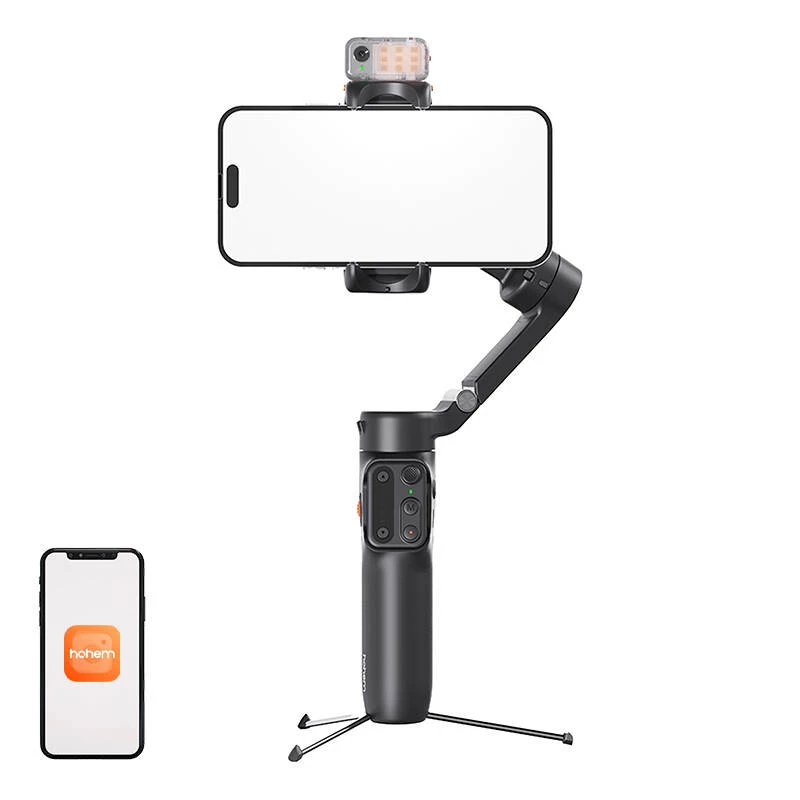 3-osový smartfónový gimbal Hohem iSteady V3 Kit — čierny, ľahký, 3-osová stabilizácia